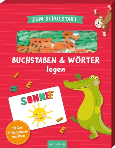 Zum Schulstart – Buchstaben & Wörter legen: Mit über 40 Buchstaben zum Üben | Spielerisch erstes Schreiben und das ABC lernen, ideal für Vorschulkinder ab 5 Zum Schulstart – Buchstaben & Wörter legen: Mit über 40 Buchstaben zum Üben | Spielerisch erstes Schreiben und das ABC lernen, ideal für Vorschulkinder ab 5