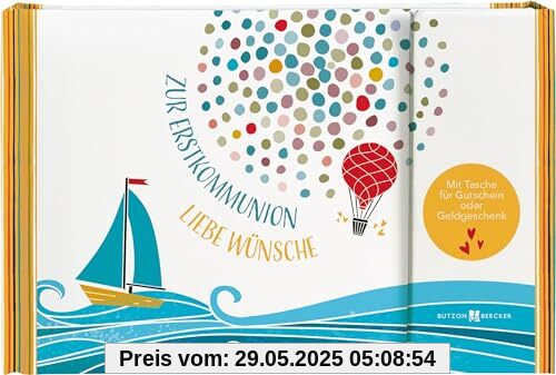 Zur Erstkommunion liebe Wünsche: Geldgeschenkbuch (Erstkommunion 2024)