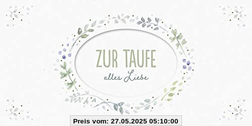 Zur Taufe alles Liebe: Kuvert für ein Geld- oder Gutscheingeschenk