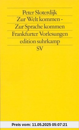 Zur Welt kommen - Zur Sprache kommen