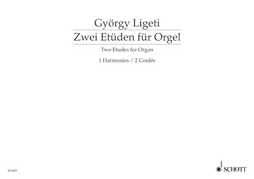 Zwei Etüden für Orgel: Orgel. von Schott NYC