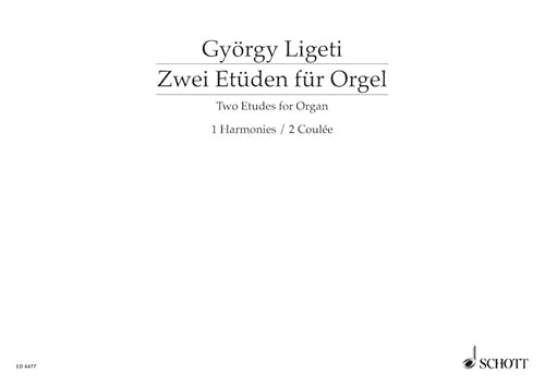 Zwei Etüden für Orgel: Orgel.