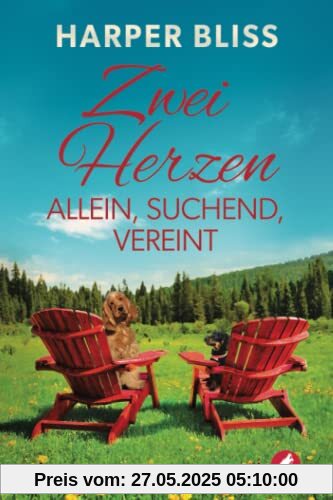 Zwei Herzen allein, suchend, vereint