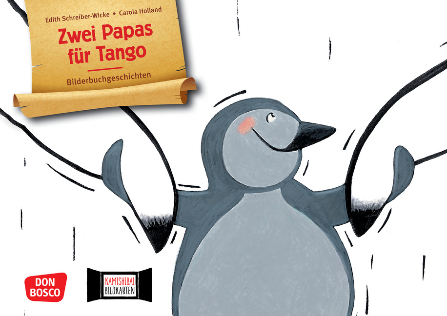 Zwei Papas für Tango. Kamishibai Bildkartenset von Don Bosco Medien