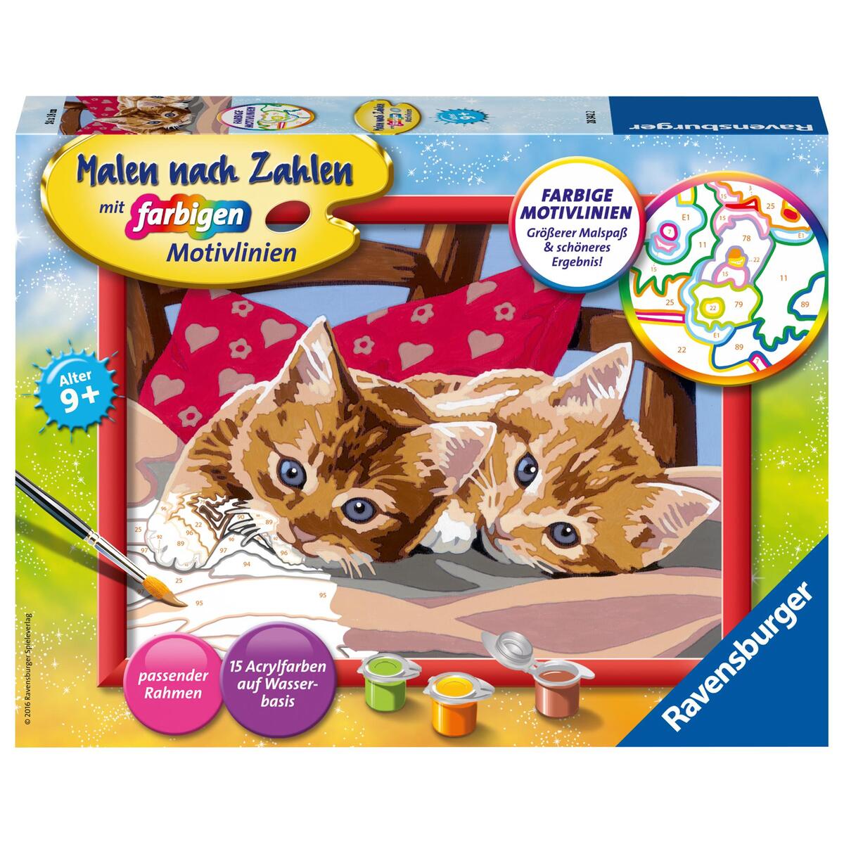Zwei Schmusekätzchen. Malen nach Zahlen Serie D Zwei Schmusekätzchen. Malen nach Zahlen Serie D von Ravensburger Spieleverlag