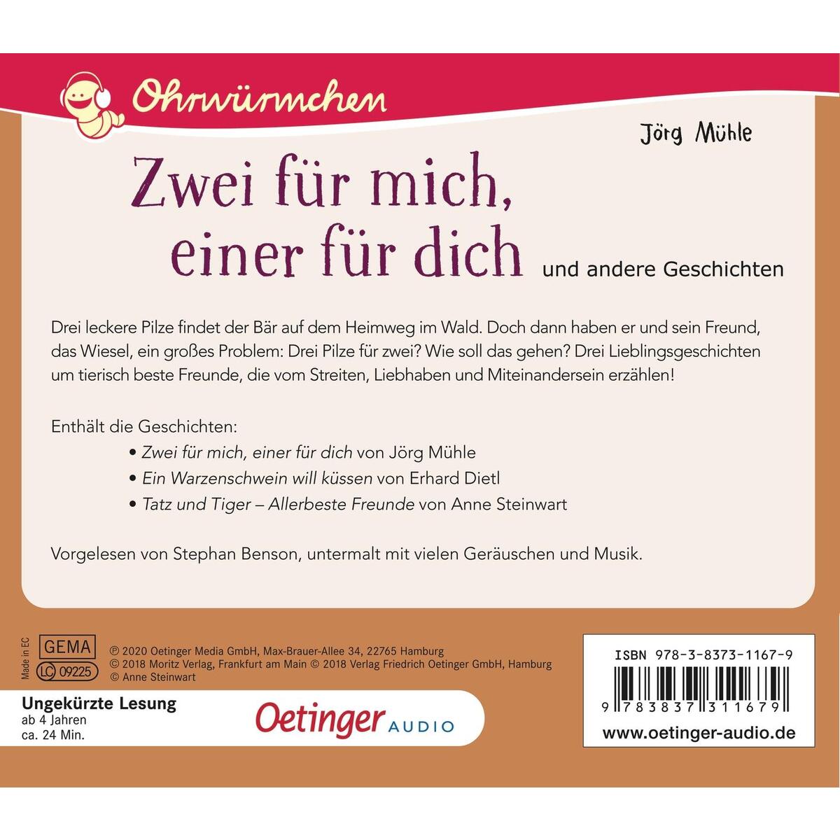 Zwei für mich, einer für dich und andere Geschichten von Oetinger Media GmbH
