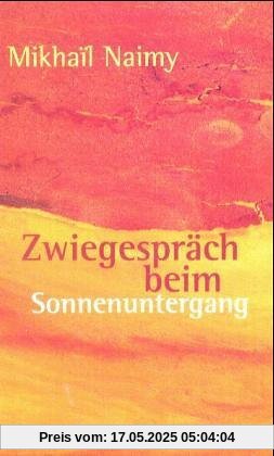 Zwiegespräch beim Sonnenuntergang