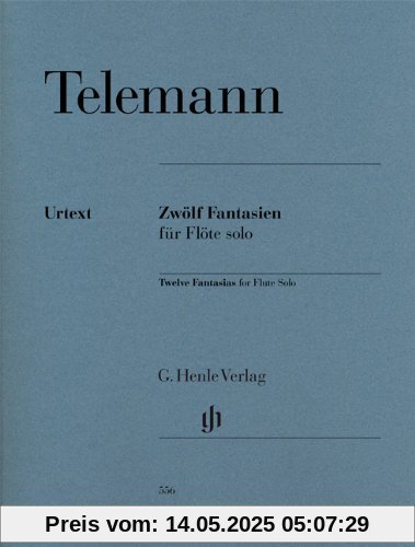 Zwölf Fantasien für Flöte solo TWV 40:2-13