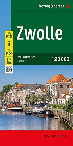 Zwolle, Stadtplan 1:20.000, freytag & berndt: Stadsplattegrond schaal 1 : 20.000 (freytag & berndt Stadtpläne)