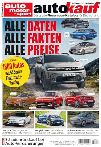 autokauf 01/2024 Winter: Der große Neuwagen-Katalog für Deutschland