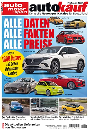 autokauf 02/2023 Frühjahr: Der große Neuwagen-Katalog für Deutschland von Motorbuch Verlag
