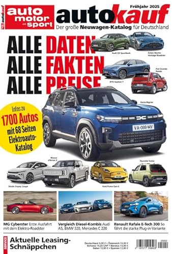autokauf 02/2025 Frühjahr: Der große Neuwagen-Katalog für Deutschland von Motorbuch