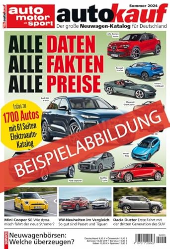 autokauf 03/2025 Sommer: Der große Neuwagen-Katalog für Deutschland autokauf 03/2025 Sommer: Der große Neuwagen-Katalog für Deutschland von Motorbuch