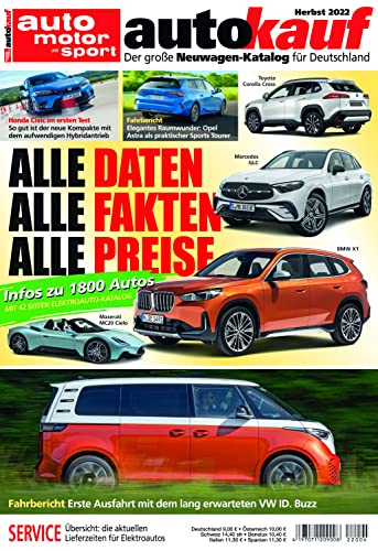 autokauf 04/2022 Herbst: Der große Neuwagen-Katalog für Deutschland