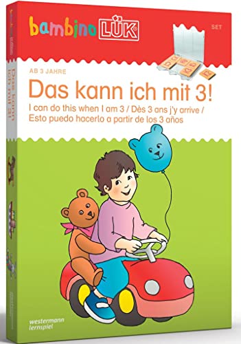 bambinoLÜK - Set Das kann ich mit 3: 3 Jahre Das kann ich mit 3! (bambinoLÜK-Sets: Kasten + Übungsheft/e) von Georg Westermann Verlag