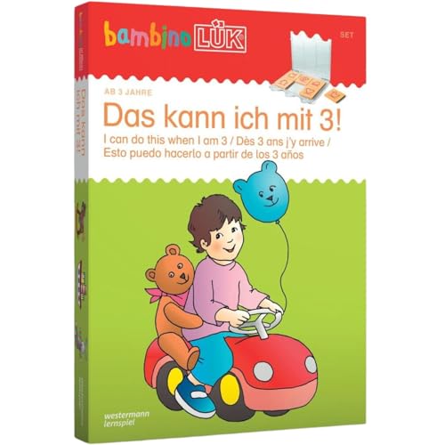 bambinoLÜK - Set Das kann ich mit 3: 3 Jahre Das kann ich mit 3! (bambinoLÜK-Sets: Kasten + Übungsheft/e) von Georg Westermann Verlag