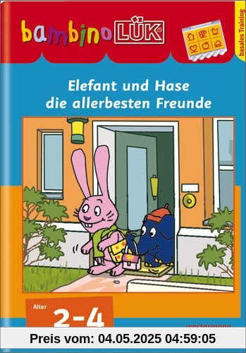 bambinoLÜK-System: bambinoLÜK: Elefant und Hase, die allerbesten Freunde: Basales Training