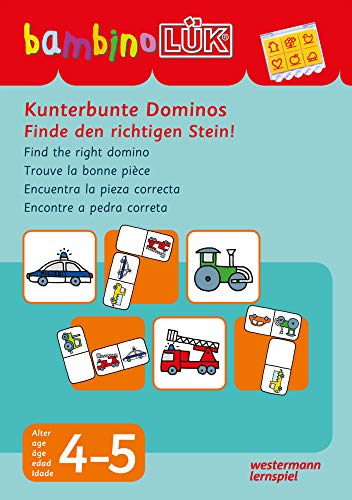 bambinoLÜK: Dominos - Finde den richtigen Stein: 3 - 5 Jahre (bambinoLÜK-System, Band 108): 4/5 Jahre - Vorschule Kunterbunte Dominos Finde den richtigen Stein (bambinoLÜK-Übungshefte: Vorschule) von LÜK