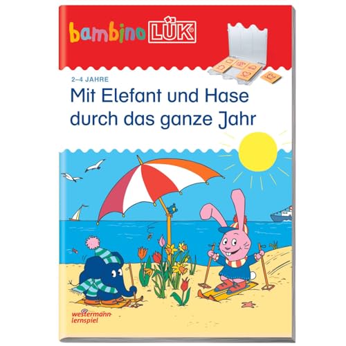 bambinoLÜK-System: bambinoLÜK: Mit Elefant und Hase durch das ganze Jahr: 2/3/4 Jahre Mit Elefant und Hase durch das ganze Jahr (bambinoLÜK-Übungshefte: Kindergarten)