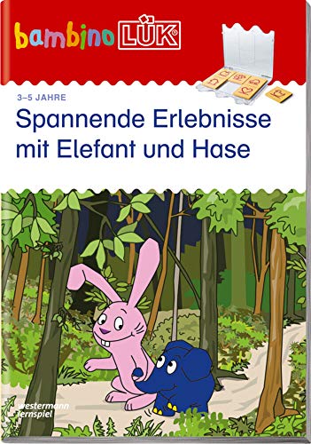 bambinoLÜK-System: bambinoLÜK: Spannende Erlebnisse mit Elefant und Hase: 3/4/5 Jahre Spannende Erlebnisse mit Elefant und Hase (bambinoLÜK-Übungshefte: Kindergarten) von Georg Westermann Verlag