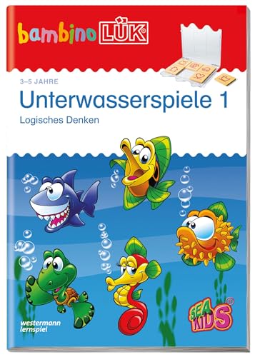 bambinoLÜK: 3/4/5 Jahre Unterwasserspiele 1 (bambinoLÜK-Übungshefte: Kindergarten) von Georg Westermann Verlag