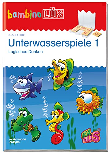 bambinoLÜK: 3/4/5 Jahre Unterwasserspiele 1 (bambinoLÜK-Übungshefte: Kindergarten) von LÜK