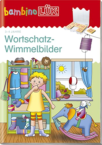 bambinoLÜK: 3/4 Jahre Wortschatz-Wimmelbilder: Wortschatz-Wimmelbilder: Einkaufen, Essen, Kleidung (bambinoLÜK-Übungshefte: Kindergarten) bambinoLÜK: 3/4 Jahre Wortschatz-Wimmelbilder: Wortschatz-Wimmelbilder: Einkaufen, Essen, Kleidung (bambinoLÜK-Übungshefte: Kindergarten)