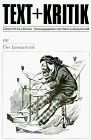 Über Literaturkritik (TEXT+KRITIK 100) von edition text + kritik