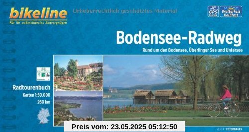 bikeline Radtourenbuch Bodensee-Radweg: Rund um den Bodensee, Überlinger See und Untersee 1:50 000, 260 km, GPS-Tracks Download, wetterfest und reißfest bikeline Radtourenbuch Bodensee-Radweg: Rund um den Bodensee, Überlinger See und Untersee 1:50 000, 260 km, GPS-Tracks Download, wetterfest und reißfest
