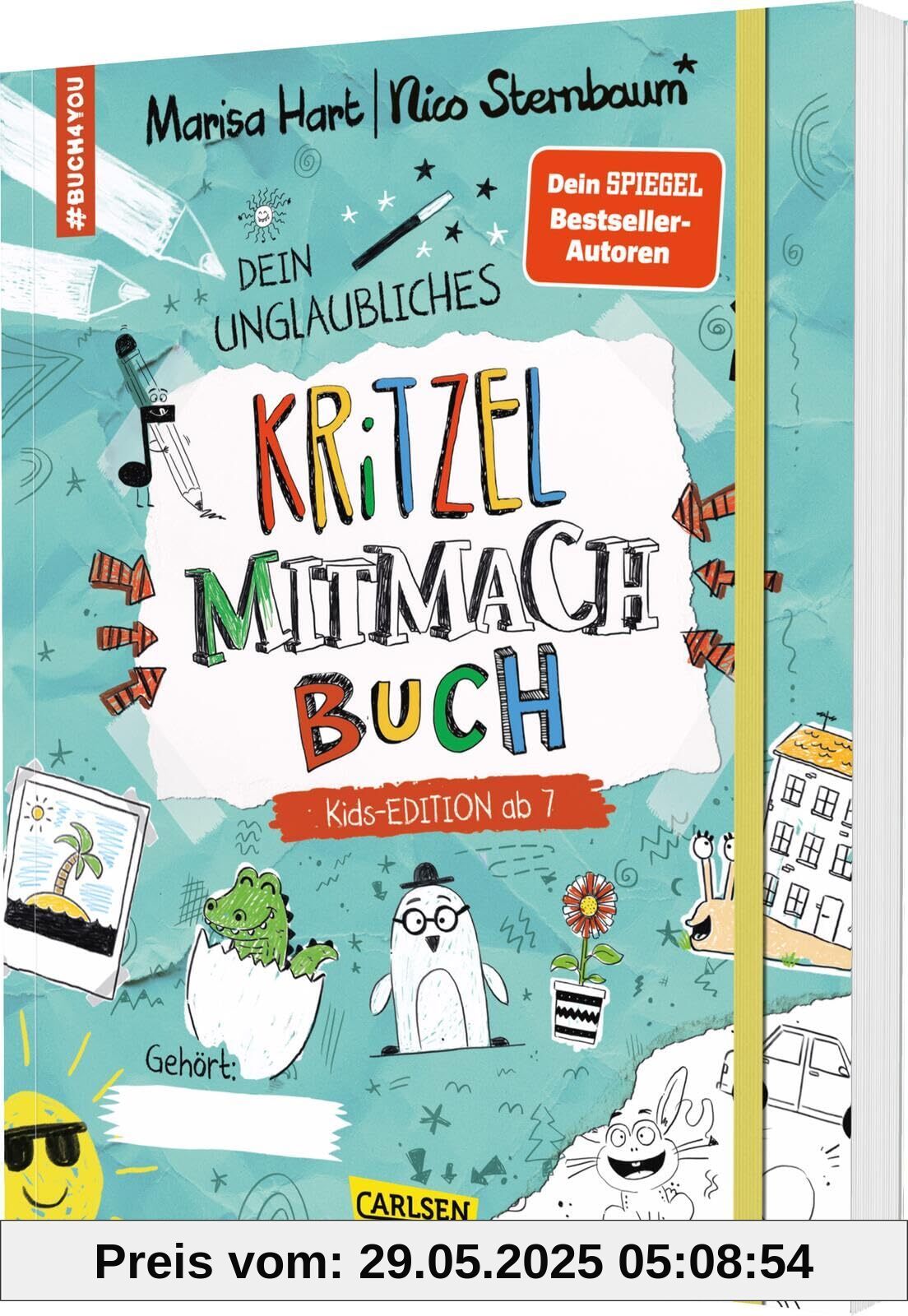 #buch4you: Dein unglaubliches Kritzel-Mitmach-Buch: Kids-Edition ab 7