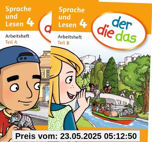 der die das - Sprache und Lesen: 4. Schuljahr - Arbeitsheft Sprache: Teil A und B im Paket: Sprache und Lesen. Teil A und B im Paket der die das - Sprache und Lesen: 4. Schuljahr - Arbeitsheft Sprache: Teil A und B im Paket: Sprache und Lesen. Teil A und B im Paket