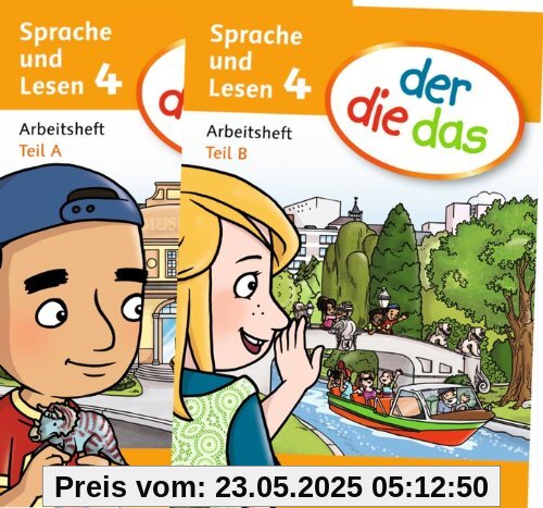 der die das - Sprache und Lesen: 4. Schuljahr - Arbeitsheft Sprache: Teil A und B im Paket: Sprache und Lesen. Teil A und B im Paket