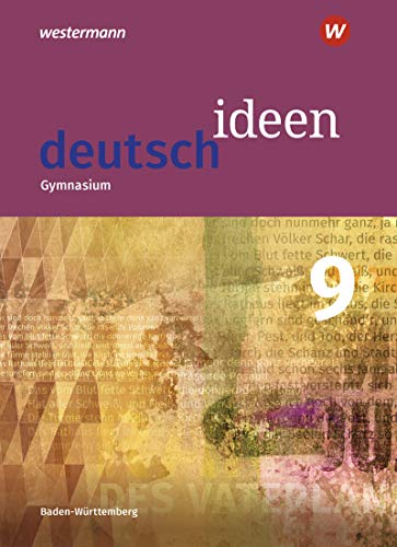 deutsch ideen SI - Ausgabe 2016 Baden-Württemberg: Schülerband 9 von Schroedel Verlag GmbH