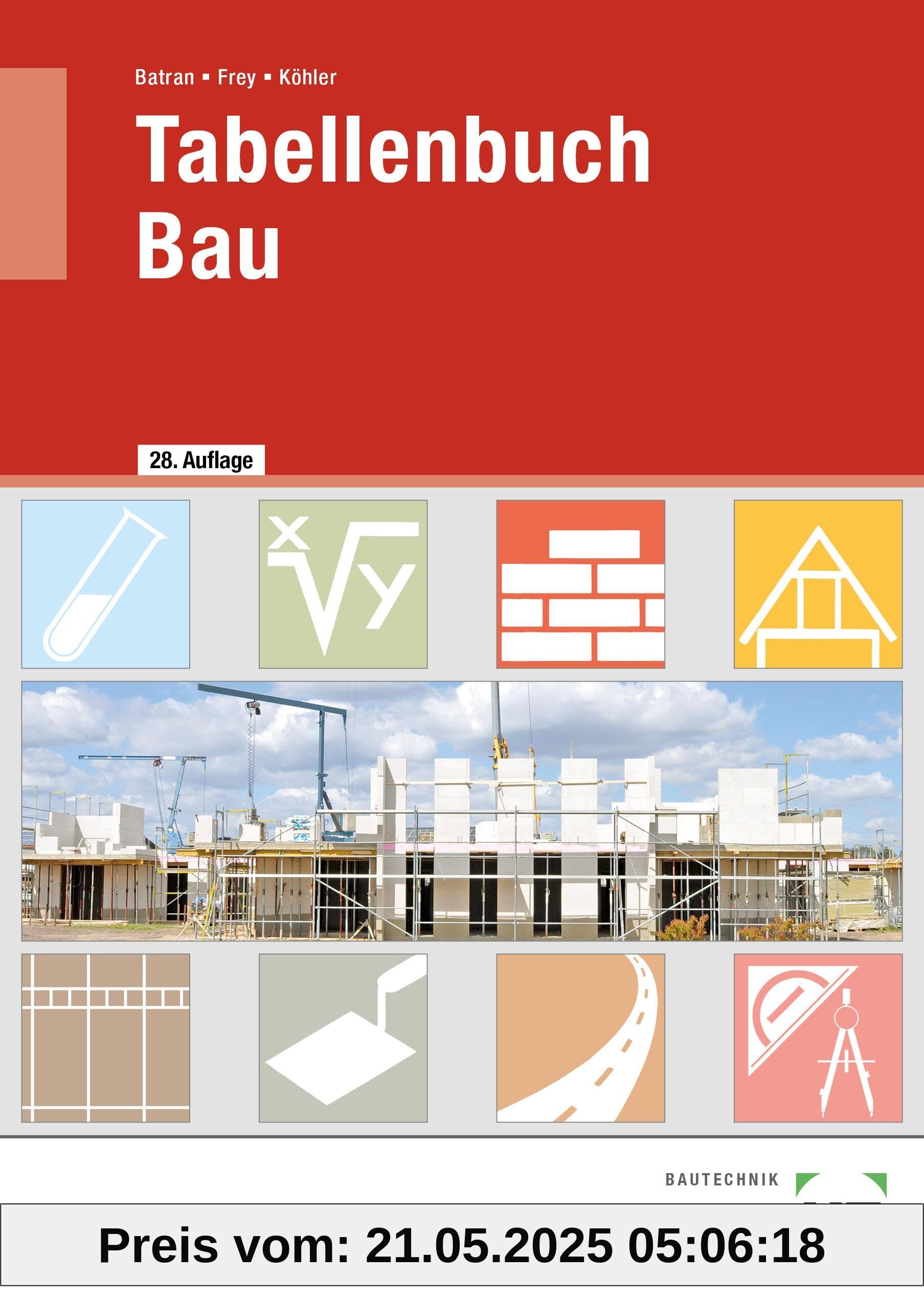 eBook inside: Buch und eBook Tabellenbuch Bau