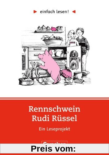 einfach lesen! - Für Lesefortgeschrittene: Niveau 1 - Rennschwein Rudi Rüssel: Ein Leseprojekt nach Uwe Timm. Arbeitsbuch mit Lösungen: Ein ... Roman. Leseheft für den Förderunterricht