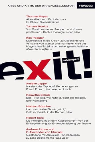 exit! Krise und Kritik der Warengesellschaft: Jahrgang 19, Heft 19