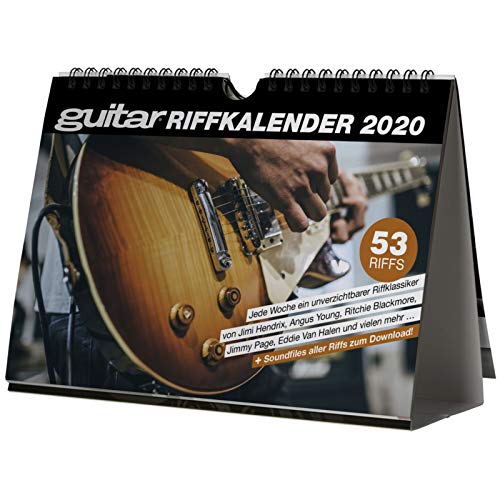 guitar-Riffkalender 2020: Wochenkalender