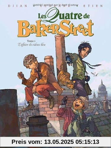 les quatre de Baker street t.1 ; l'affaire du rideau bleu