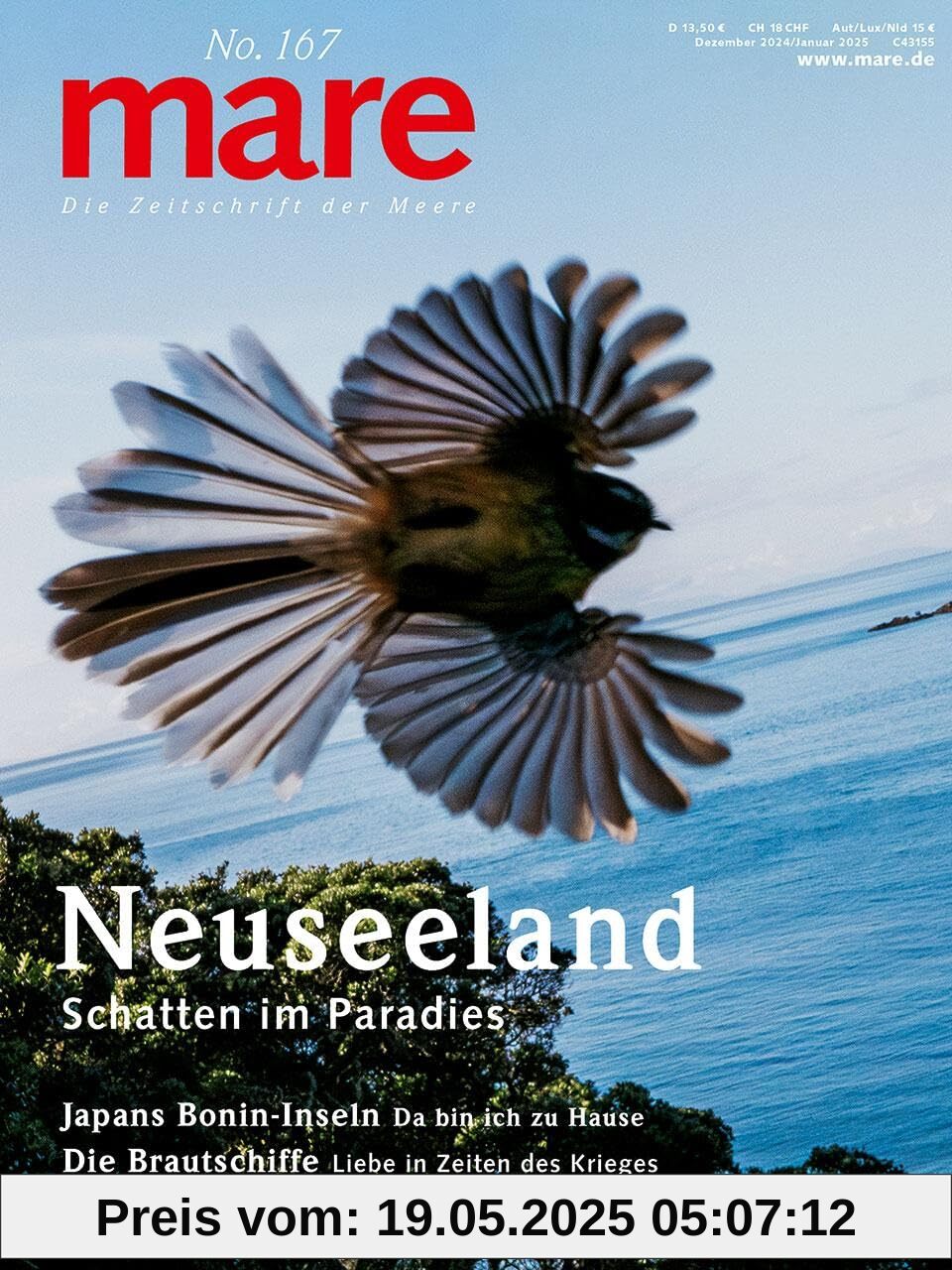 mare - Die Zeitschrift der Meere / No. 167/ Neuseeland: Schatten im Paradies