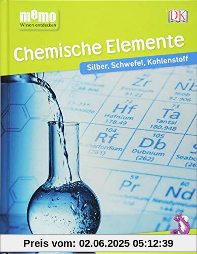 memo Wissen entdecken. Chemische Elemente: Silber, Schwefel, Kohlenstoff. Das Buch mit Poster!