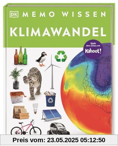 memo Wissen. Klimawandel: Treibhausgase, Hochwasserschutz, erneuerbare Energien: Kompetentes Sachwissen und kahoot-Quizfragen. Für Kinder ab 8 Jahren