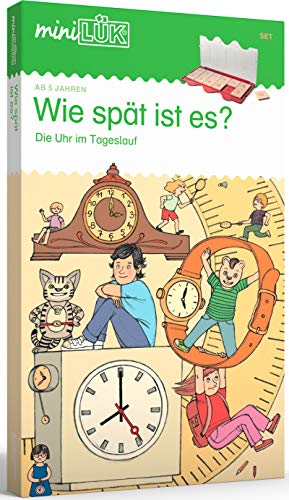 miniLÜK-Set: Vorschule/1. Klasse Wie spät ist es? (miniLÜK-Sets: Kasten + Übungsheft/e) von Georg Westermann Verlag