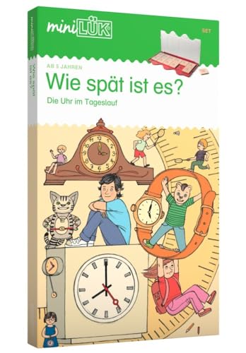 miniLÜK-Set: Vorschule/1. Klasse Wie spät ist es? (miniLÜK-Sets: Kasten + Übungsheft/e) von Georg Westermann Verlag