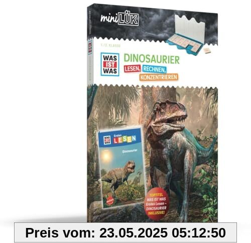 miniLÜK-Set: WAS IST WAS Dinosaurier Lesen+Rechnen 1. Klasse (miniLÜK-Sets: Kasten + Übungsheft/e)