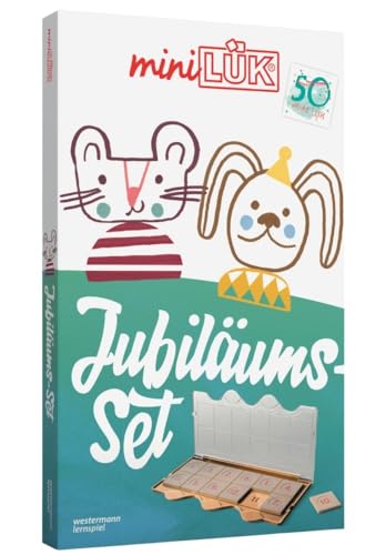 miniLÜK-Set: Kindergarten/Vorschule Jubiläums-Set (goldenes Kontrollgerät + 3 Übungshefte) (miniLÜK-Sets: Kasten + Übungsheft/e)