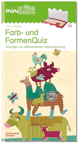 miniLÜK: Kindergarten/Vorschule Farb- und Formenquiz: Der Fitmacher für Vorschulkinder und Erstklässler (miniLÜK-Übungshefte: Kindergarten)