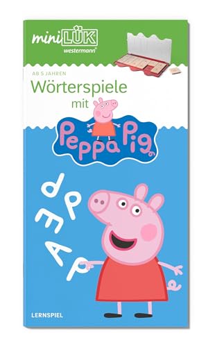 miniLÜK: Kindergarten/Vorschule Wörterspiele mit Peppa Pig (miniLÜK-Übungshefte: Vorschule) von Westermann Lernwelten GmbH