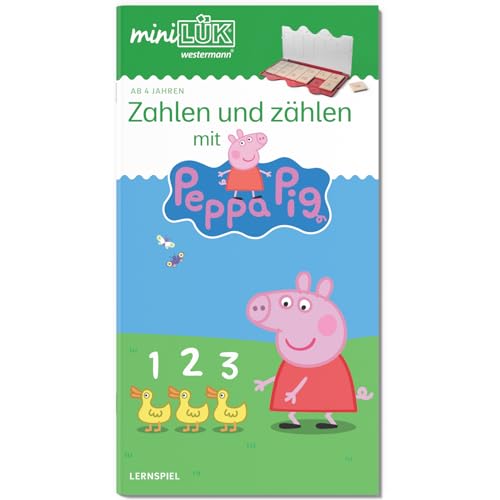 miniLÜK: Kindergarten/Vorschule Zahlen und Zählen mit Peppa Pig (miniLÜK-Übungshefte: Mathematik) von Westermann Lernwelten GmbH