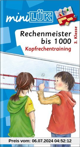 miniLÜK: Rechenmeister bis 1000: Kopfrechentraining: ab 3. Klasse