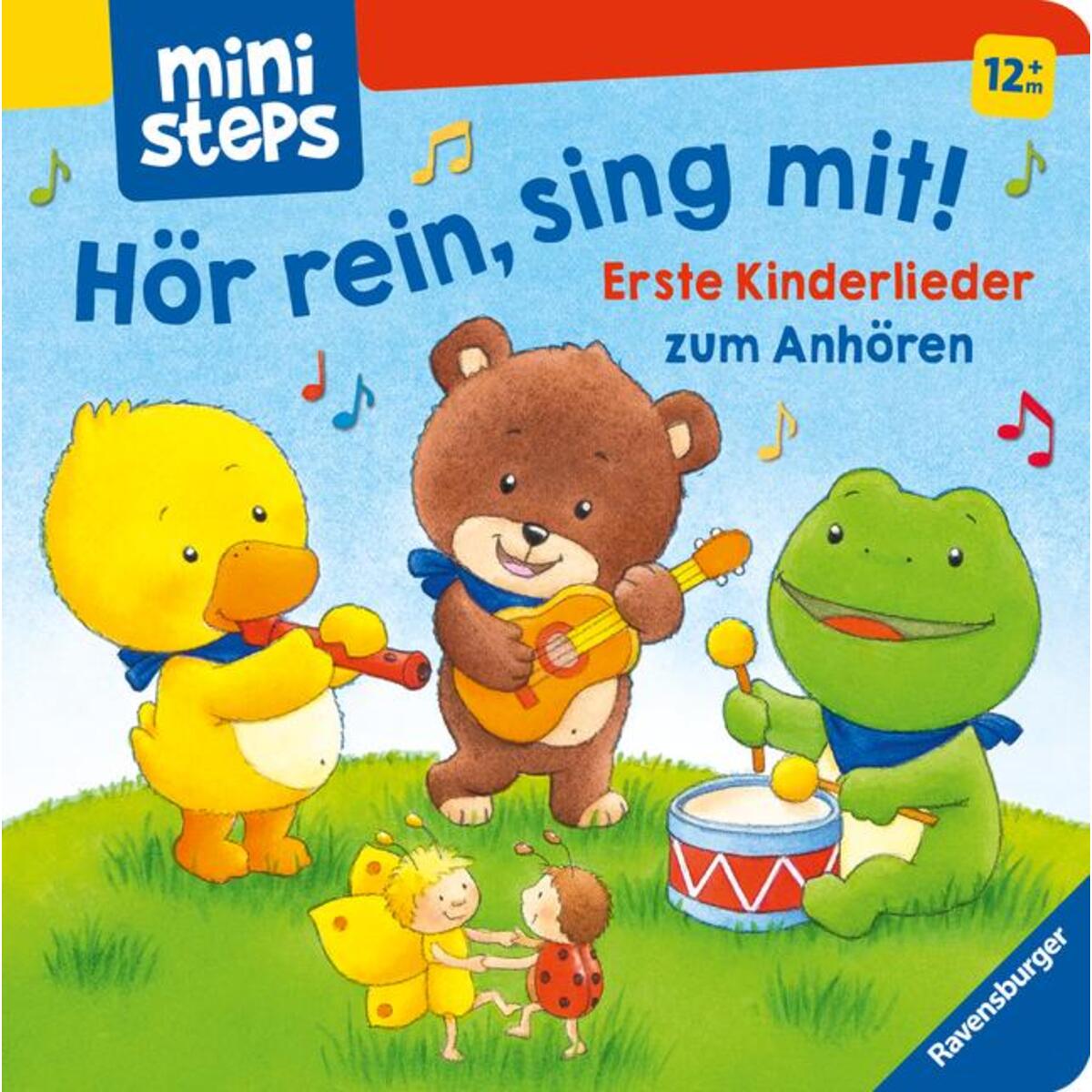 ministeps: Hör rein, sing mit! Erste Kinderlieder zum Anhören. ministeps: Hör rein, sing mit! Erste Kinderlieder zum Anhören. von Ravensburger Verlag